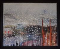 Meikle Millyea, Milldown and Millfire, Rhinns of Kells. Snow painting Galloway